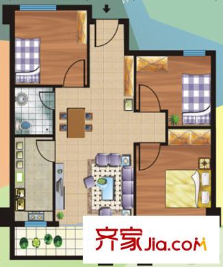 和華?尚悅公館89平方米3房2廳1衛(wèi)