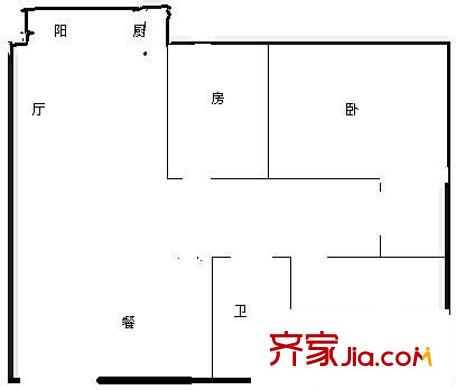 綠茵山莊 3室 戶型圖