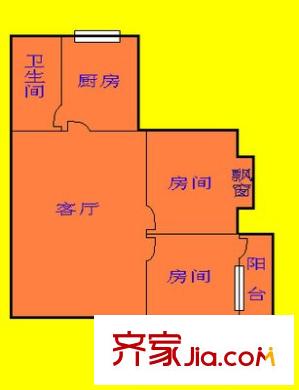 翠逸庭苑 2室 戶型圖