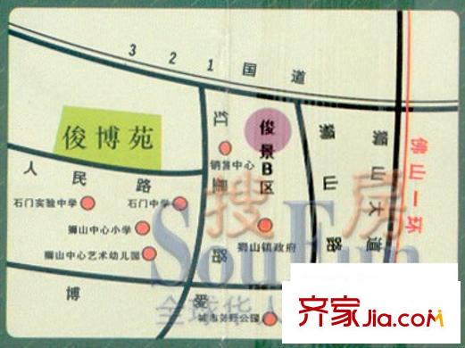俊博苑交通圖