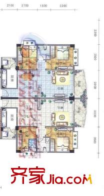 民安樓 2室 戶型圖