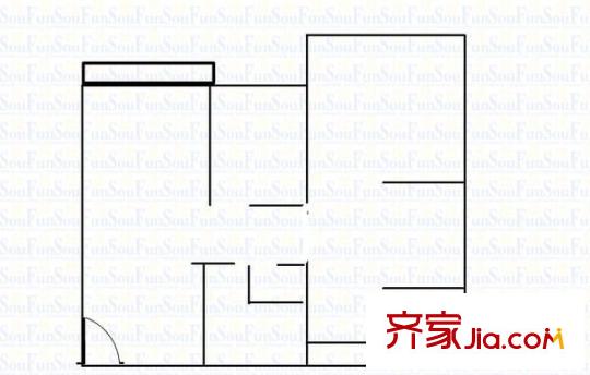 城南教師樓 3室 戶型圖