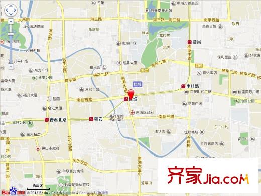 南海星匯云錦交通圖