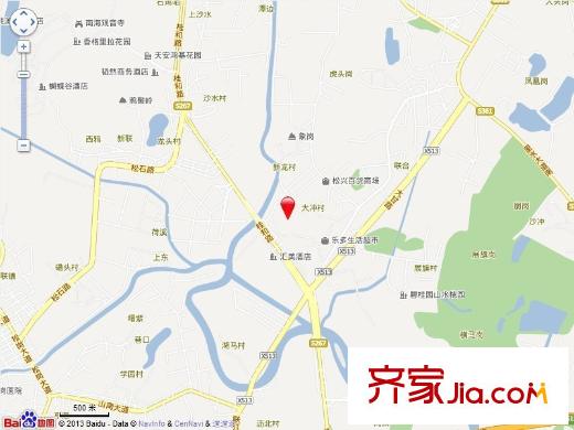 海逸錦繡藍(lán)灣交通圖