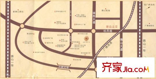 風(fēng)度廣場(chǎng)交通圖