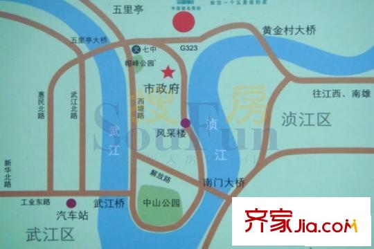瑞安花園交通圖