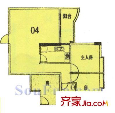 半山雍景臺(tái) 戶型圖3