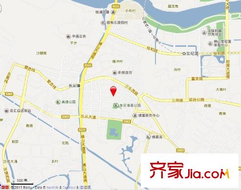 紫荊南苑交通圖