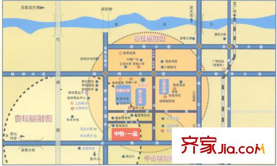 中怡一品交通圖2