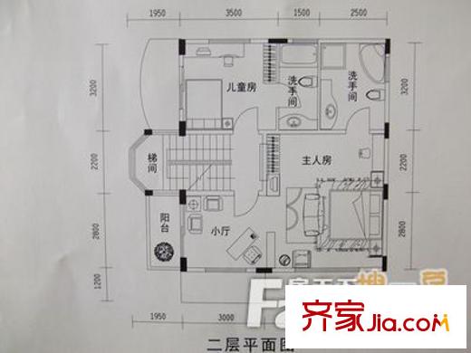 順德碧桂園正苑戶型圖3室0廳戶型圖 3室2衛(wèi)