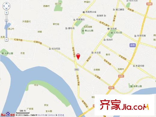 中怡一品交通圖