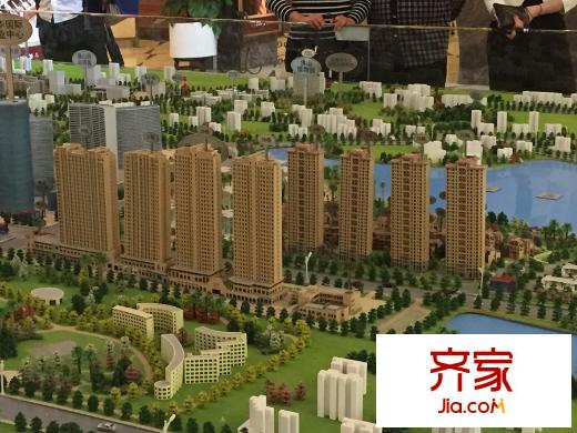 招商依云曦城沙盤模型