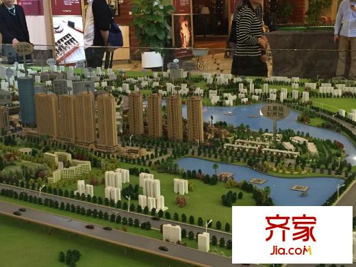 招商依云曦城沙盤模型