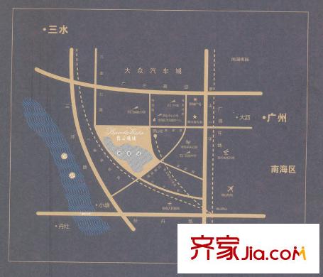 招商依云曦城交通圖