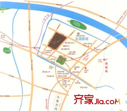 雅居樂(lè)英倫首府交通示意圖