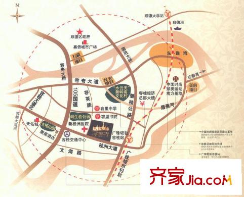 佛羅倫斯交通圖