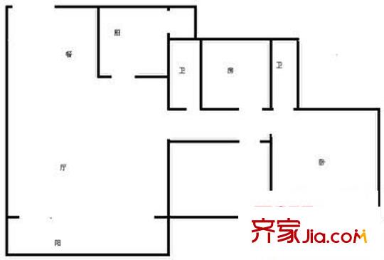 和基花園 3室 戶型圖