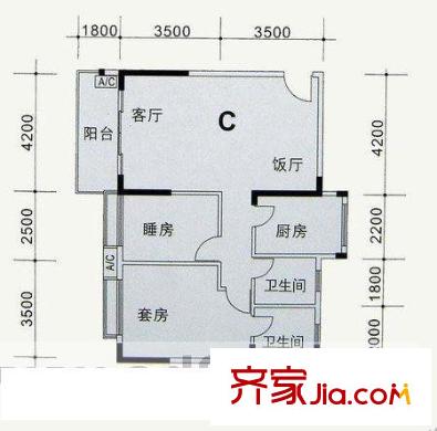 陽光花園戶型圖