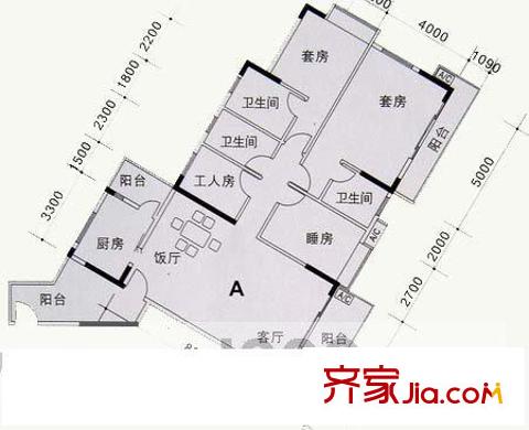 陽光花園戶型圖