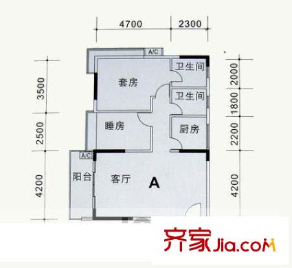陽光花園戶型圖
