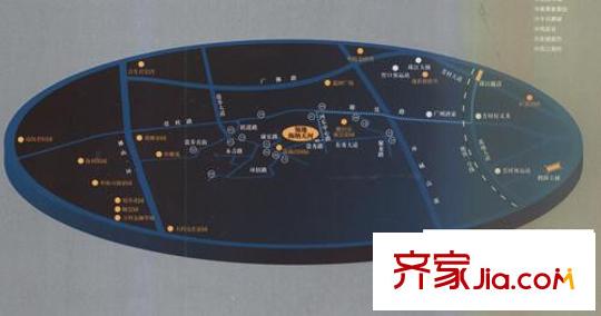 領(lǐng)地海納天河花園交通圖