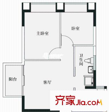 順德碧桂園西苑綠茵居 0室 戶型圖