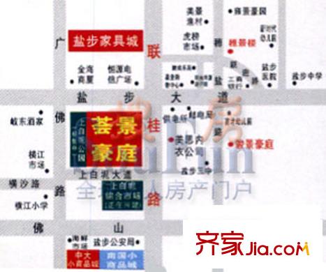 薈景豪庭交通圖