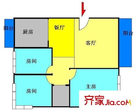 薈景豪庭 3室 戶型圖