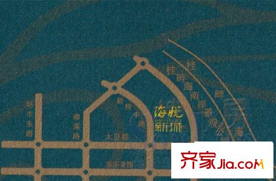 海悅新城交通圖