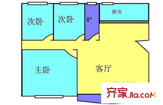 名雅花園 0室 戶型圖