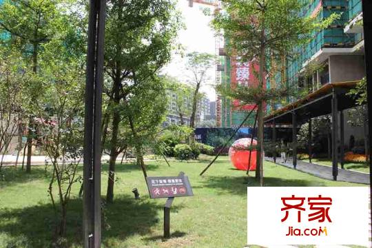 時(shí)代傾城園林實(shí)景（2014.7.5）