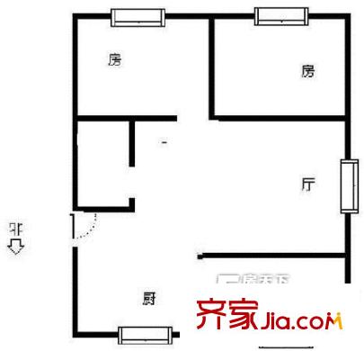南風(fēng)西小區(qū)2室