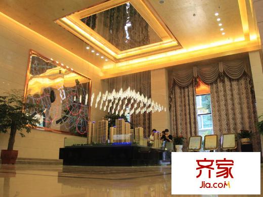 天健世紀(jì)花園新營銷中心沙盤（攝于2013-06）