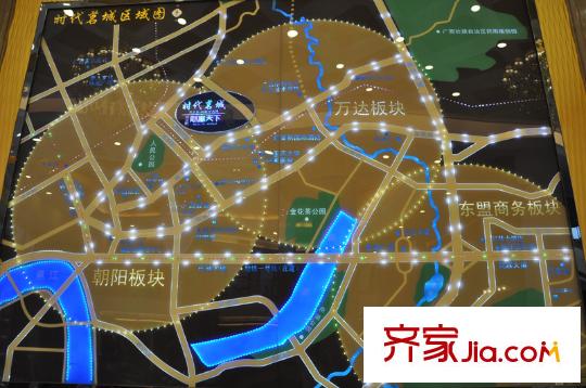 時代茗城|財富天下交通圖