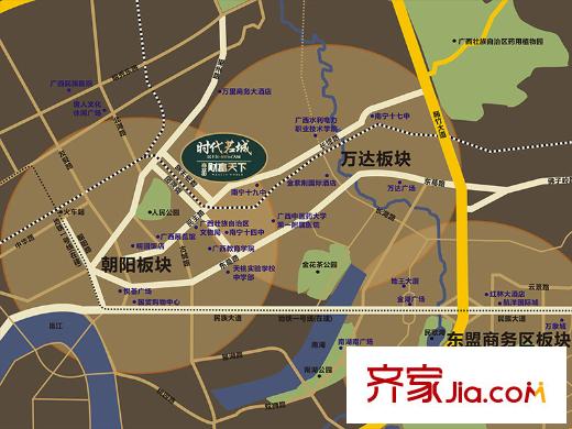 時代茗城|財富天下區(qū)位圖