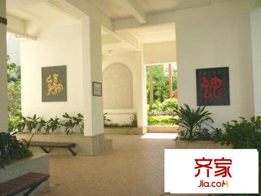 藥用植物園綠園小區(qū)外景圖 