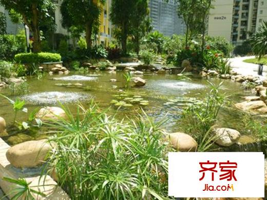 藥用植物園綠園小區(qū)外景圖 