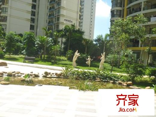 藥用植物園綠園小區(qū)外景圖 