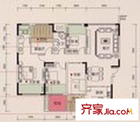 新城國(guó)際 5室 戶(hù)型圖