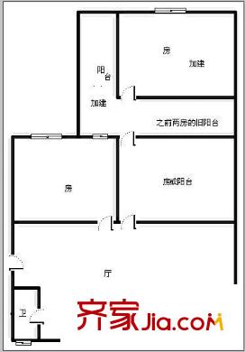 煙草公司平方米東宿舍戶型圖煙草公司專賣局宿舍 3室 戶型圖 3室2廳1衛(wèi)1廚