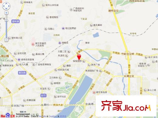 中天世紀花園交通圖