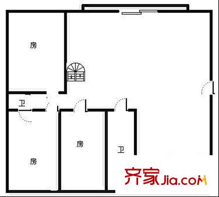 半島融園 5室 戶型圖