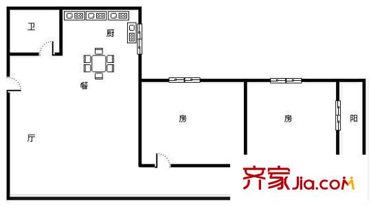 金朝陽戶型圖2室2廳1衛(wèi) 2室2廳1衛(wèi)1廚