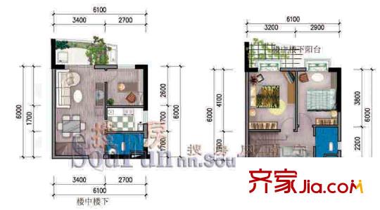 盛世聯(lián)邦廣場戶型圖獨立戶型x 3室2廳2衛(wèi)1廚