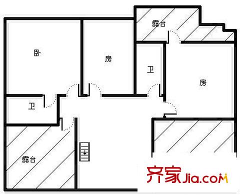 半島融園 6室 戶型圖