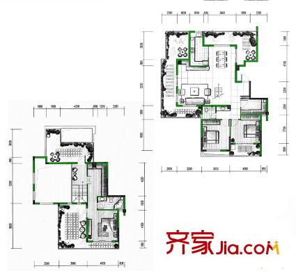 聯(lián)發(fā)尚品戶型圖3期7#樓X戶型 3室2廳2衛(wèi)1廚
