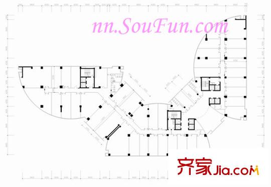 金源CBD現(xiàn)代城戶(hù)型圖標(biāo)準(zhǔn)層劃分 