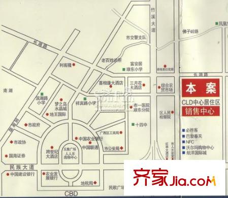 怡心園交通圖區(qū)位圖