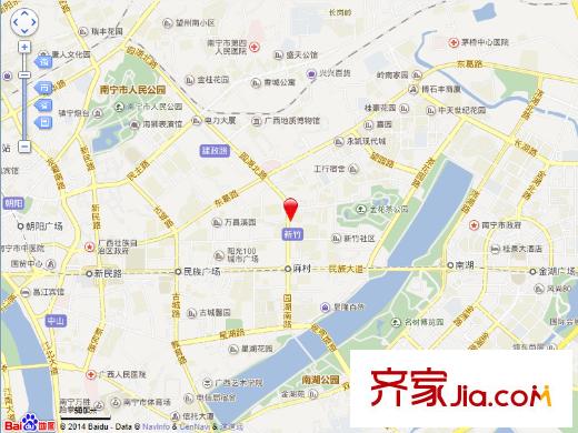 青秀區(qū)國稅宿舍交通圖