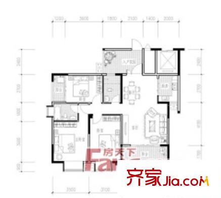 老撾園區(qū)吉象戶型圖老撾?yún)^(qū)吉象人家3s2t2 3室2廳2衛(wèi)1廚